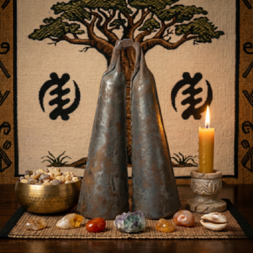 11-inch Ogene Bell - Ancestral Resonance & Spiritual Harmony - Traditional Igbo Heritage
