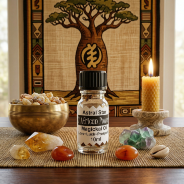 7 African Powers Magickal Oil - Love, Luck & Prosperity - Traditional Orisha Ritual