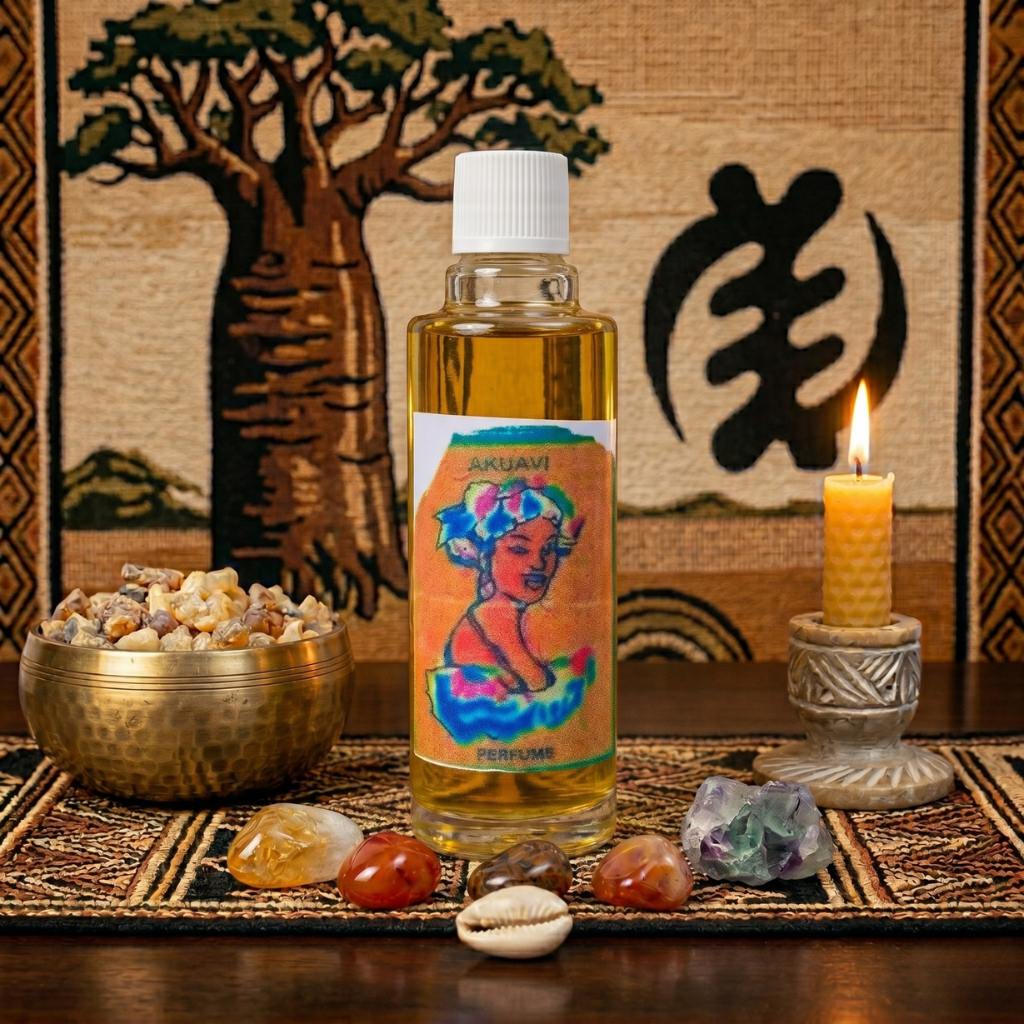 Akuavi Spiritual Perfume - Mysterious Allure & Radiant Femininity - Traditional Ritual Origin