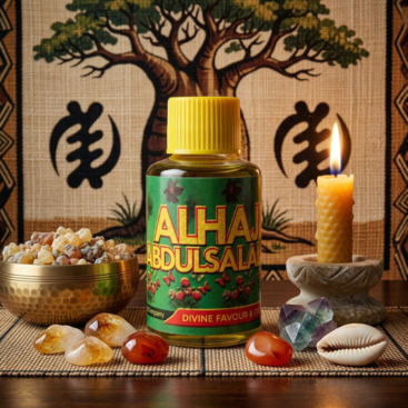 Alhaji Abdulsalam Divine Favor Oil - Abundance & Confidence Vibe - Traditional Ritual Origin