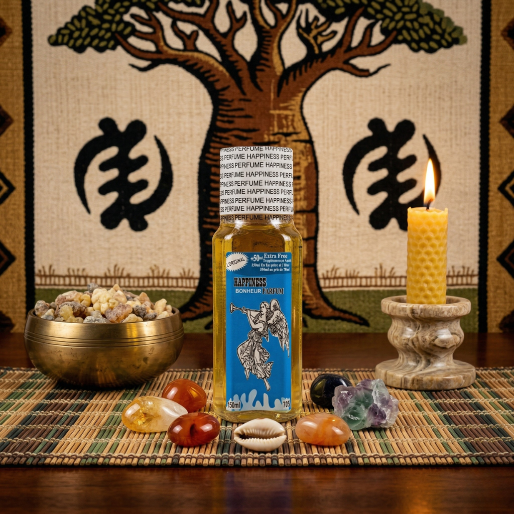 Happiness Spiritual Perfume - Joyful Success & Aura Elevation - Traditional Ritual Origin