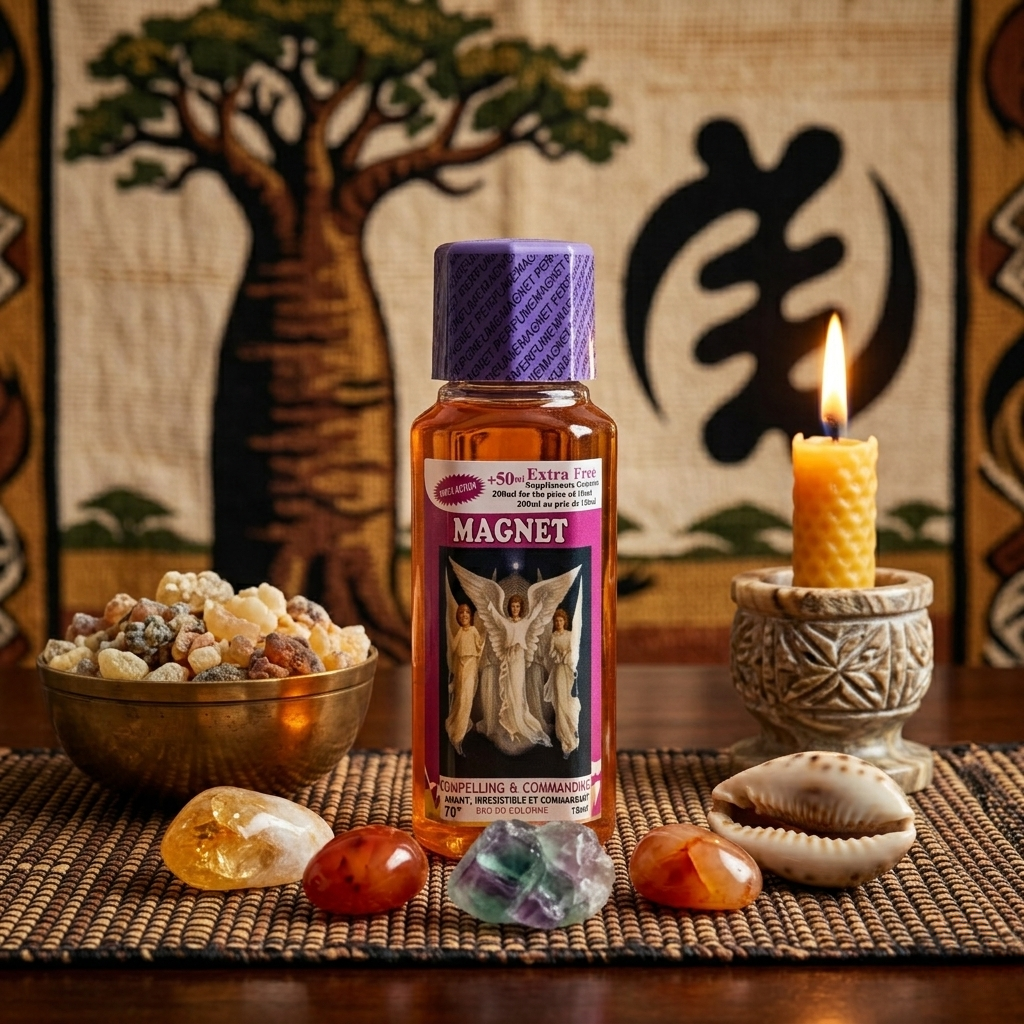 Magnet Spiritual Perfume - Compelling Attraction & Divine Favor - Traditional Ritual Origin