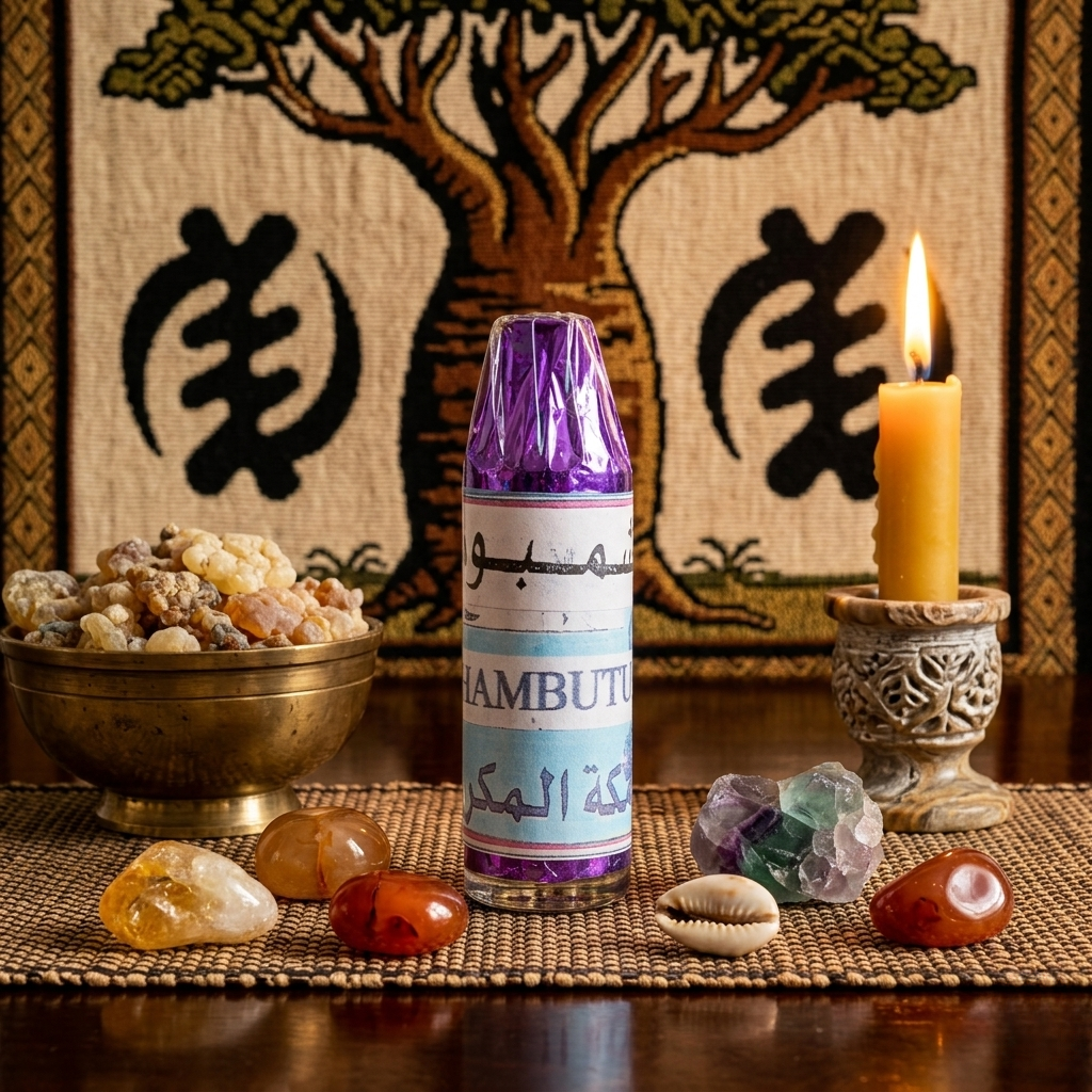Shambutu Spiritual Perfume - Ancestral Peace & Alcohol-Free Purity - Traditional Ritual Origin