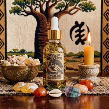 Spoil Me Universe Ritual Oil - Luxury & Abundance Vibe - Handcrafted Traditional Origin